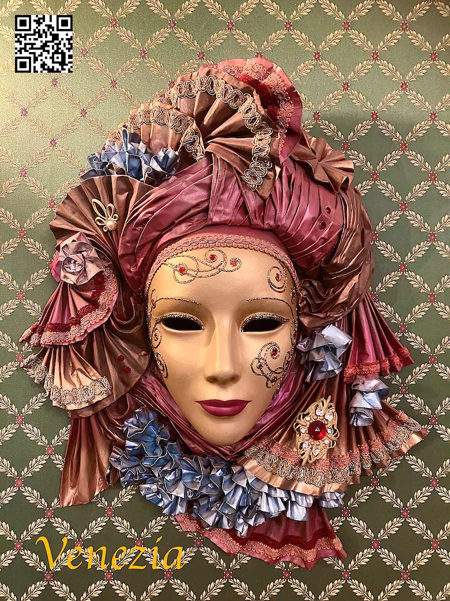 Italy Venice Venezia carnival face mask of a woman