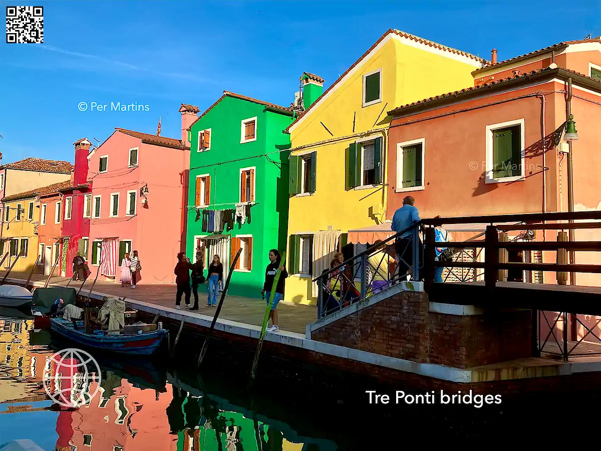One of Tre Ponti bridges