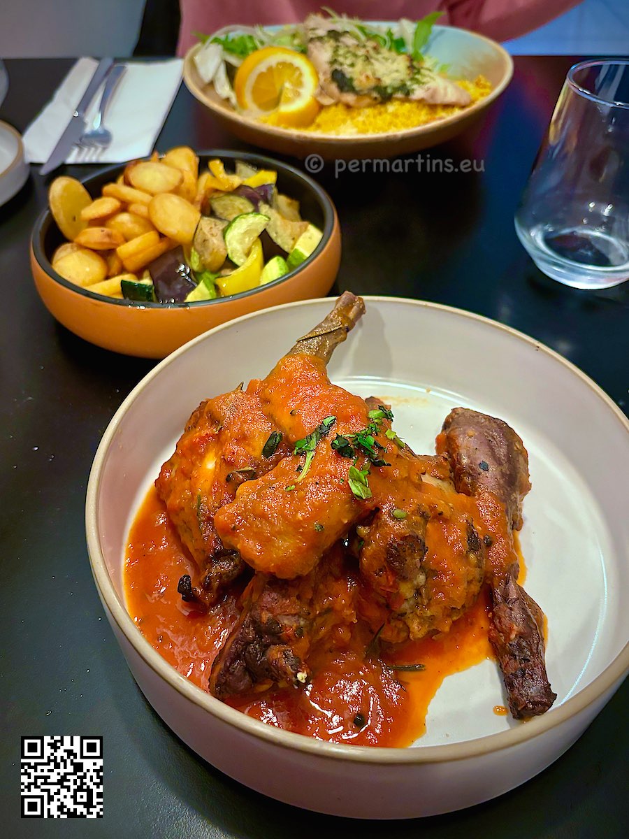 Gozo Victoria Roza Restaurant. Rabbit is a popular dish on Malta.