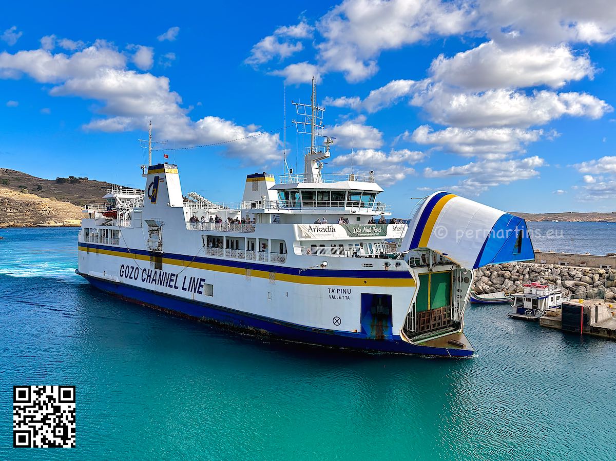 Gozo Mgarr ferry terminal ferry between Mgarr on Gozo and Cirkewwa on Malta